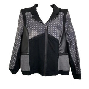 Adam Jacobs Jacket Multi  Textured size Large